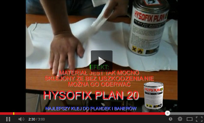 Klej do plandek Hysofix plan20